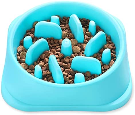 Slow feeder dog bowls